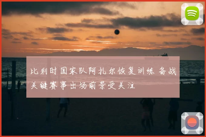 比利时国家队阿扎尔恢复训练 备战关键赛事出场前景受关注