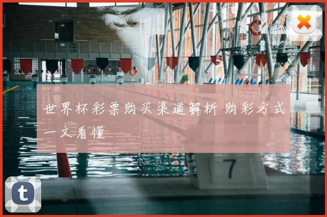 世界杯彩票购买渠道解析 购彩方式一文看懂